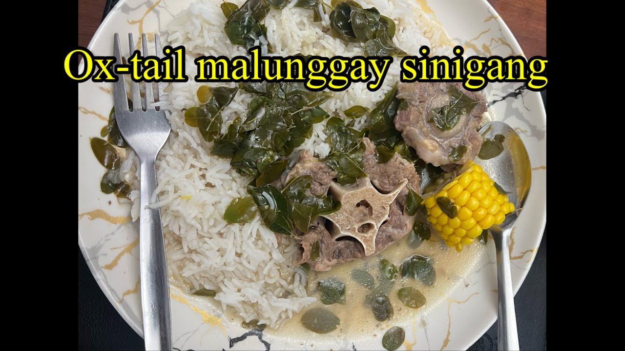 The best in Winter season, Ox-tail malunggay sinigang || Super yummy recipe for today 