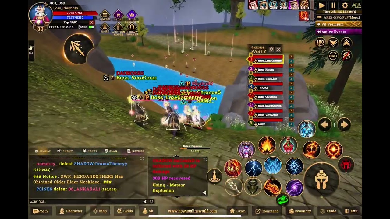 Ares Server Mage Pk (DadBoss Clan) @NowaOnlineWorldOfficial 