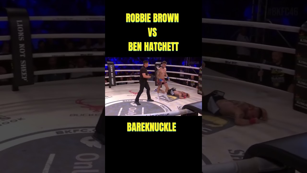 ROBBIE BROWN DESTROYS @Ben_Hatchett_vlogs  👊🏼💯 #robbiebrown #benhatchett #bareknuckleboxing