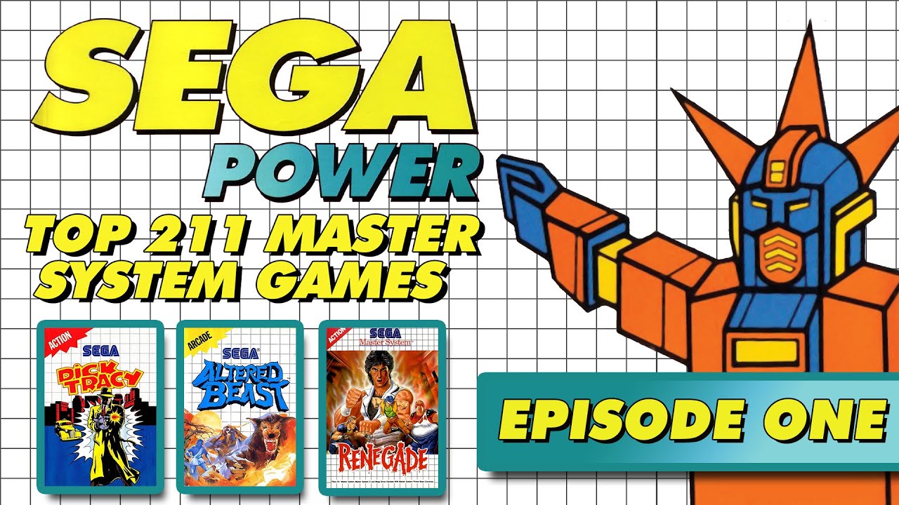 Топ-211 лучших игр для Sega Master System всех времен по версии журнала Sega Power (Часть 1: 211–...