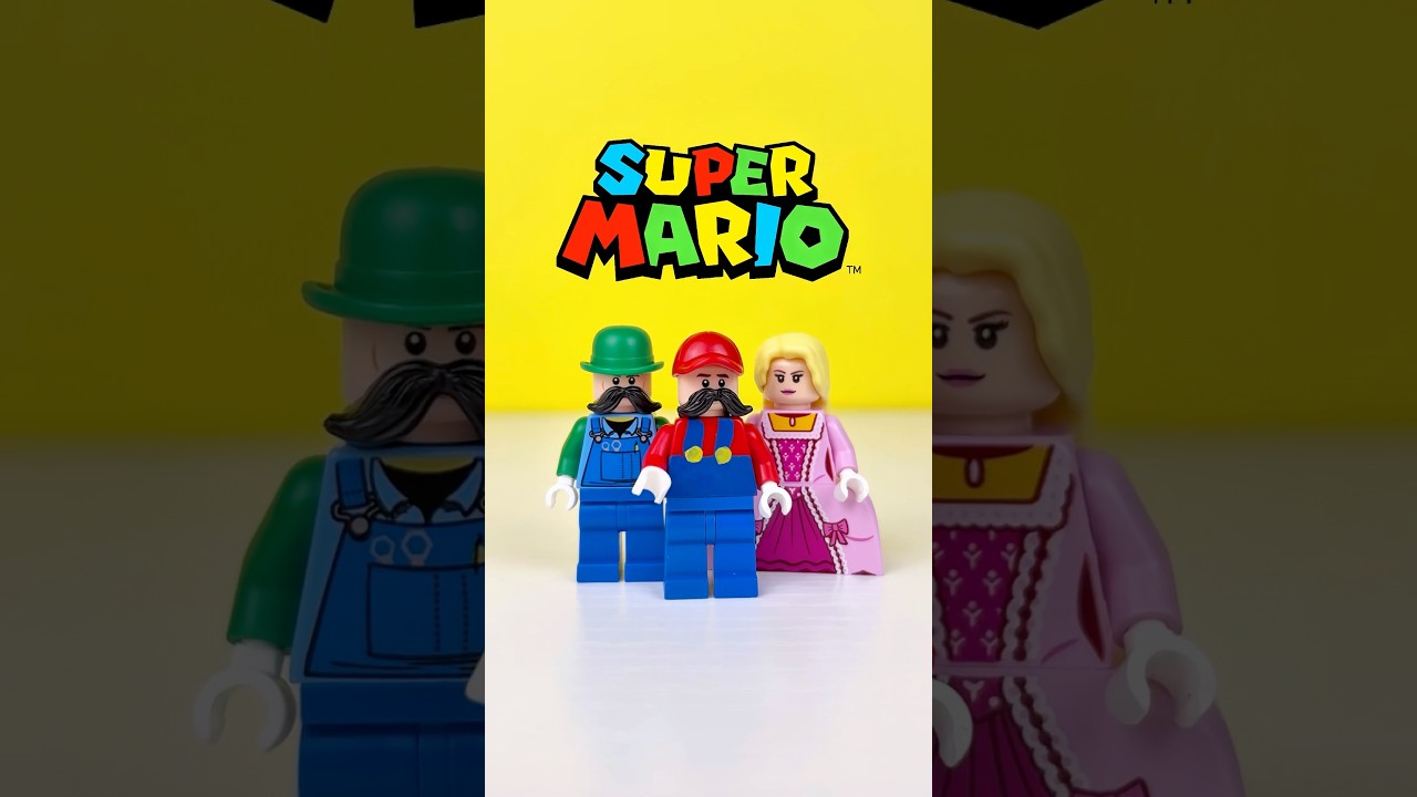 Super Mario characters in LEGO…￼