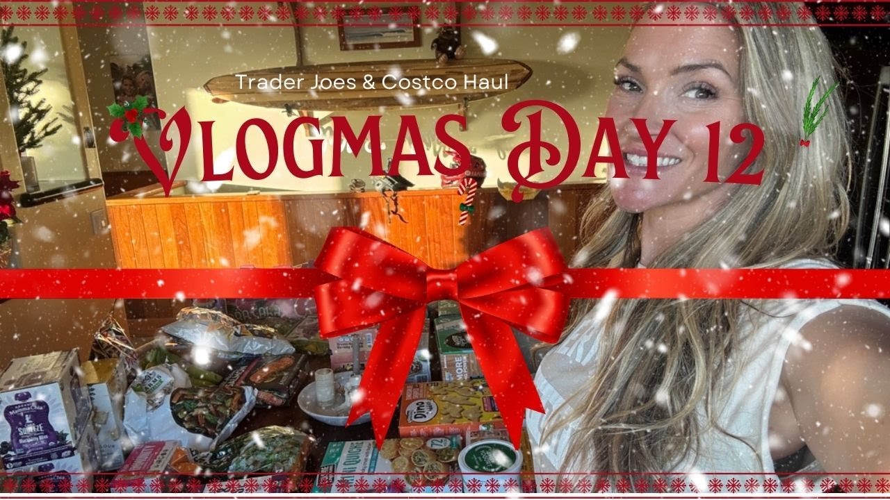 VLOGMAS, День 12 // Покупки в Trader Joe's и Costco