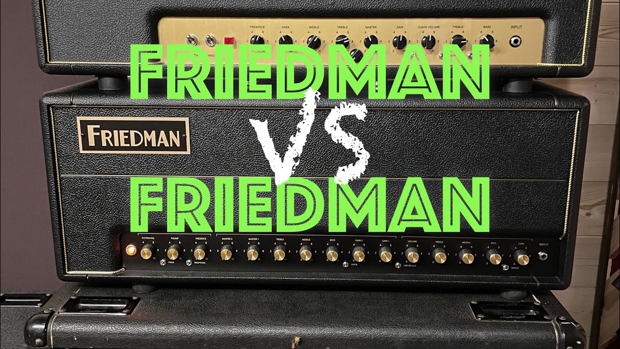 Quick shootout - Friedman BE100 vs Deluxe