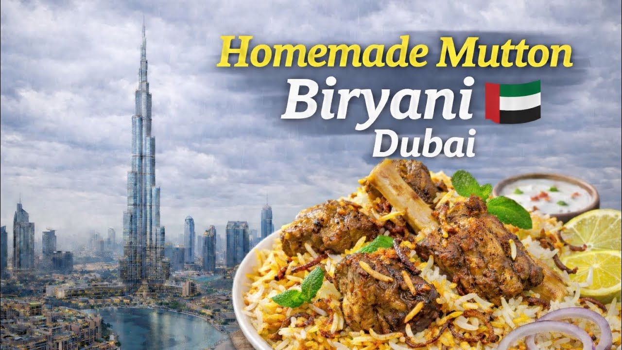 🔥 Homemade Mutton Dum Biryani in Dubai 🇦🇪🍖✨