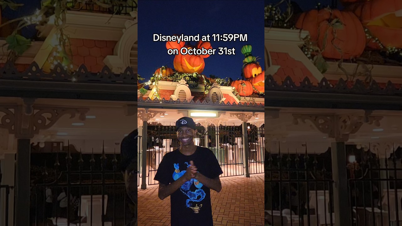Disneyland On October 31st VS. November 1st 🎃🎄