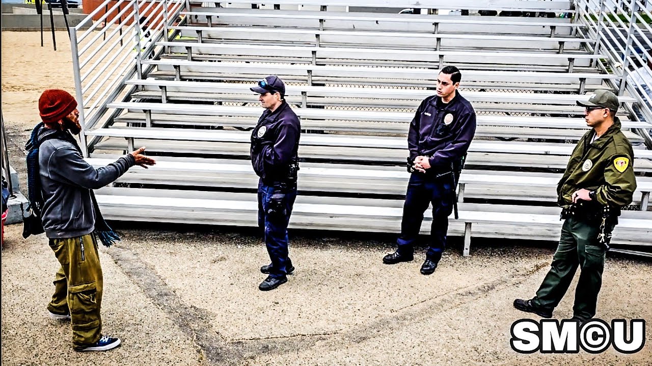 Tensions Escalate During Muscle Beach Homeless Encampment Cleanup