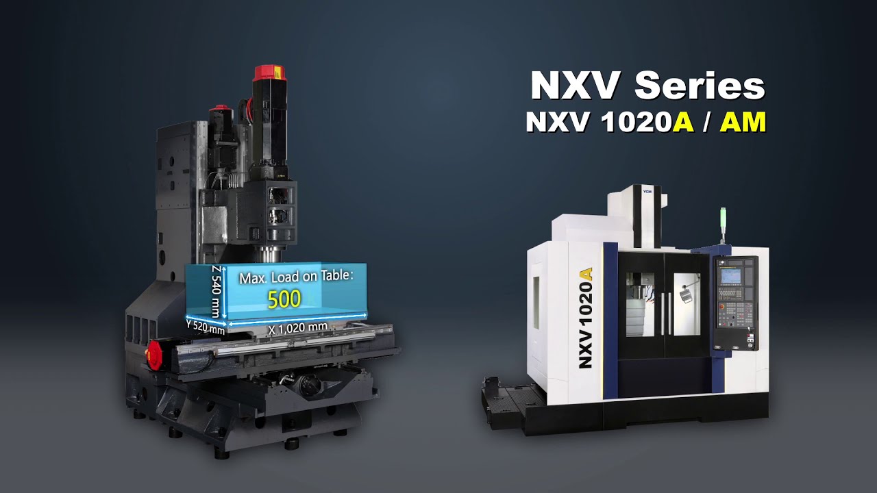 The YCM CNC NXV Series   High Productivity General Purpose Vertical Machining Centers