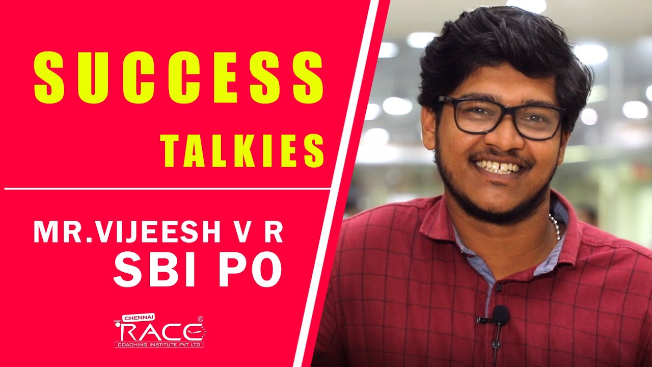 Success Talkies With Vijeesh I SBI PO I KERALA ZONE I Race Institute