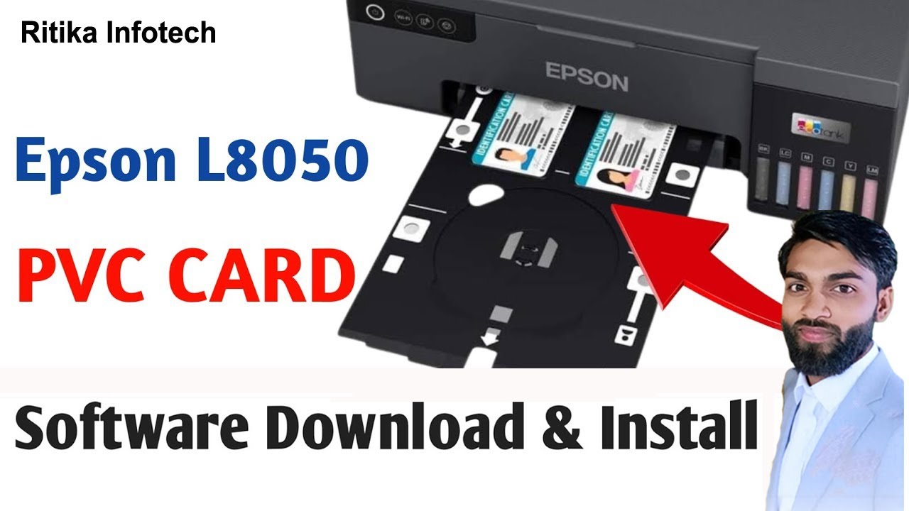 Epson L8050 PVC Card Printing Software Download and install | Epson L8050 Printer Driver Download