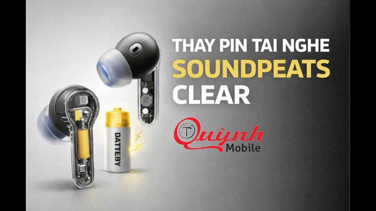 Thay Pin Tai Nghe SoundPeats Clear- Teardown SoundPeats Clear #soundpeats