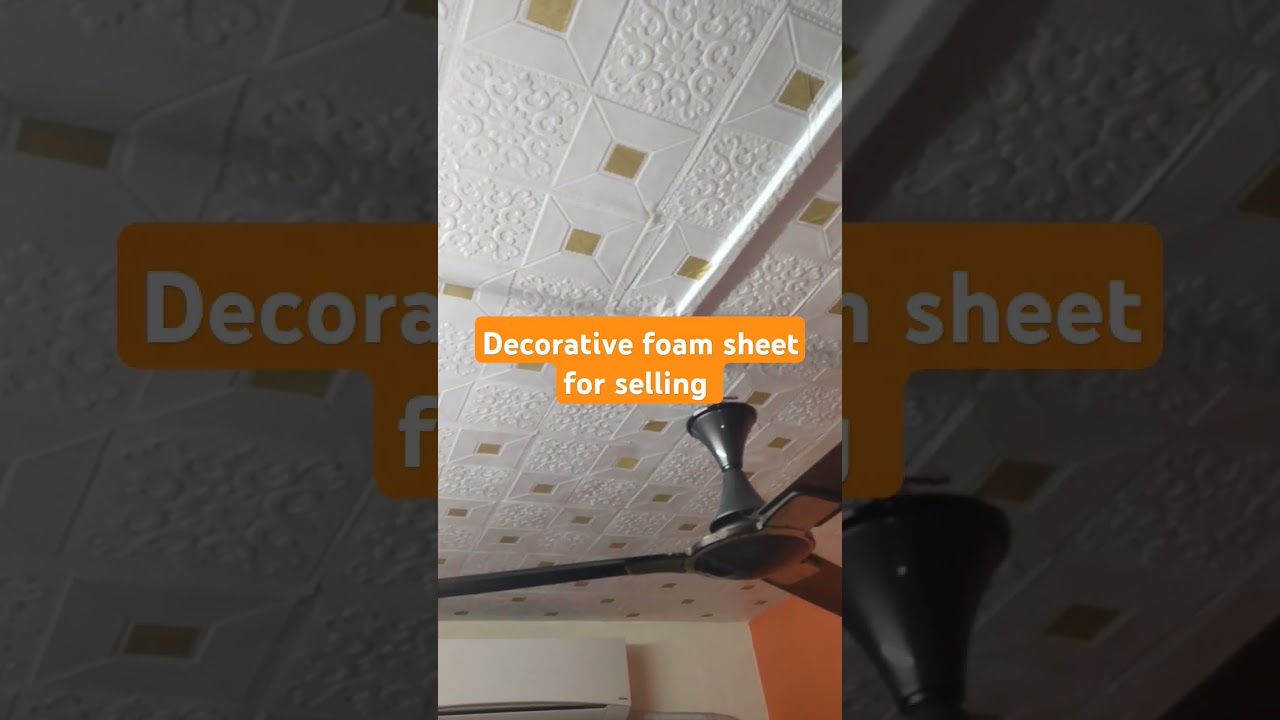 Decorative foam sheet for ceiling 🎉🎉🔥