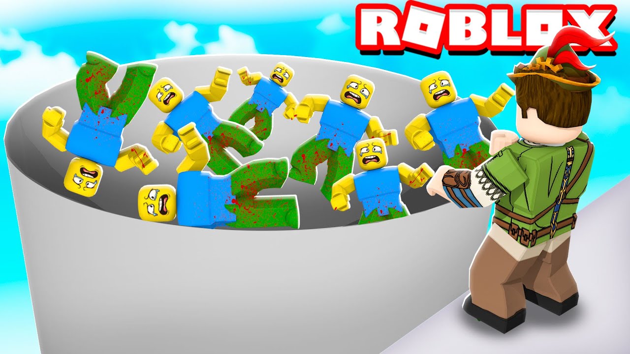 CONSEGUI UMA FÁBRICA PARA TESTAR NOOBS NO ROBLOX!! (Noob Crushers)
