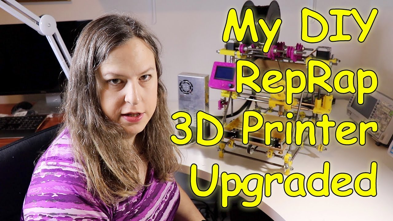 My DIY RepRap 3D Printer Upgraded