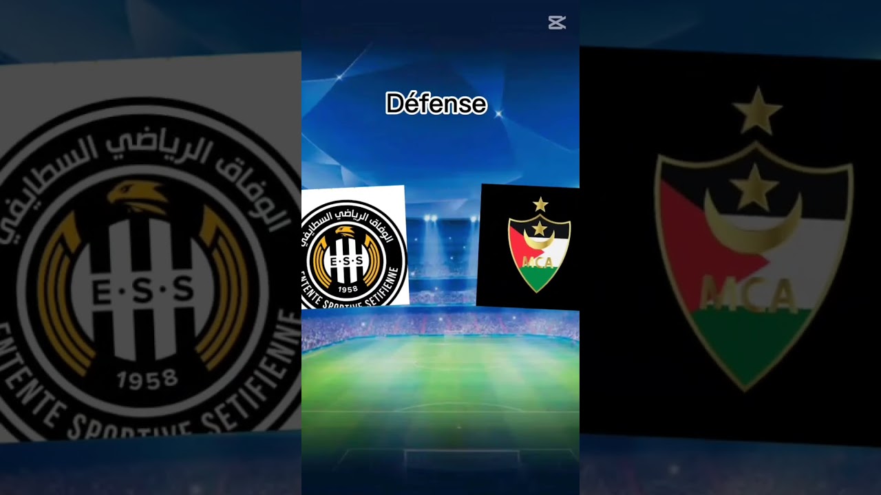 moloudia ❤️💚 Vs S&eacute;tif 🖤🤍 #football