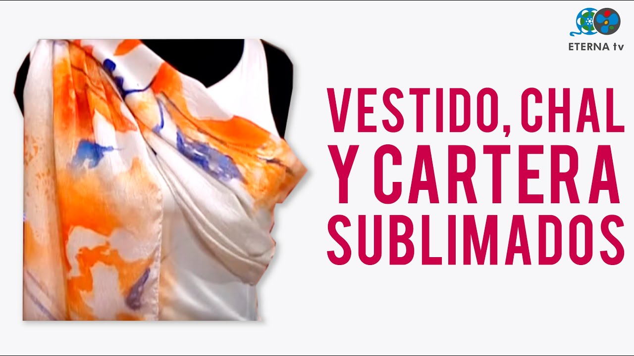 Vestido, Chal y Cartera sublimados