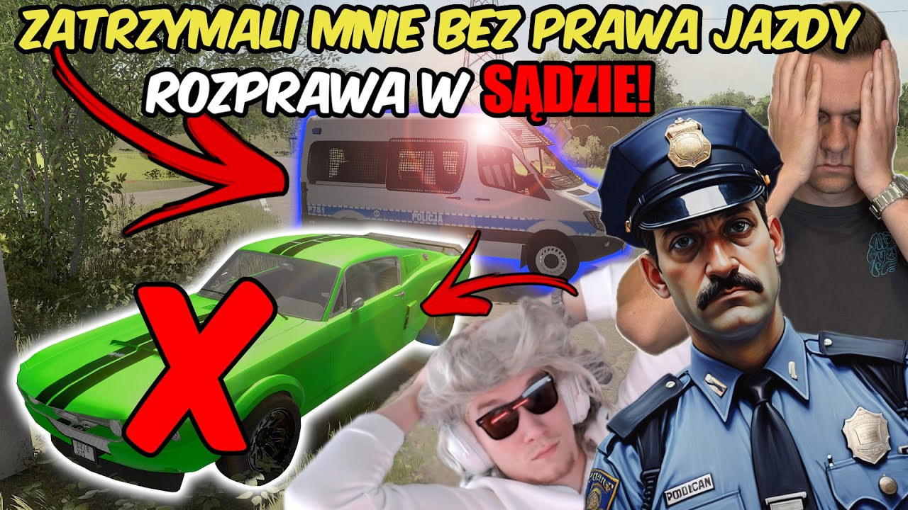 POLICJA ZATRZYMAŁA MNIE BEZ PRAWA JAZDY😭TO SKOŃCZY SIĘ W SĄDZIE 😤| MPG |