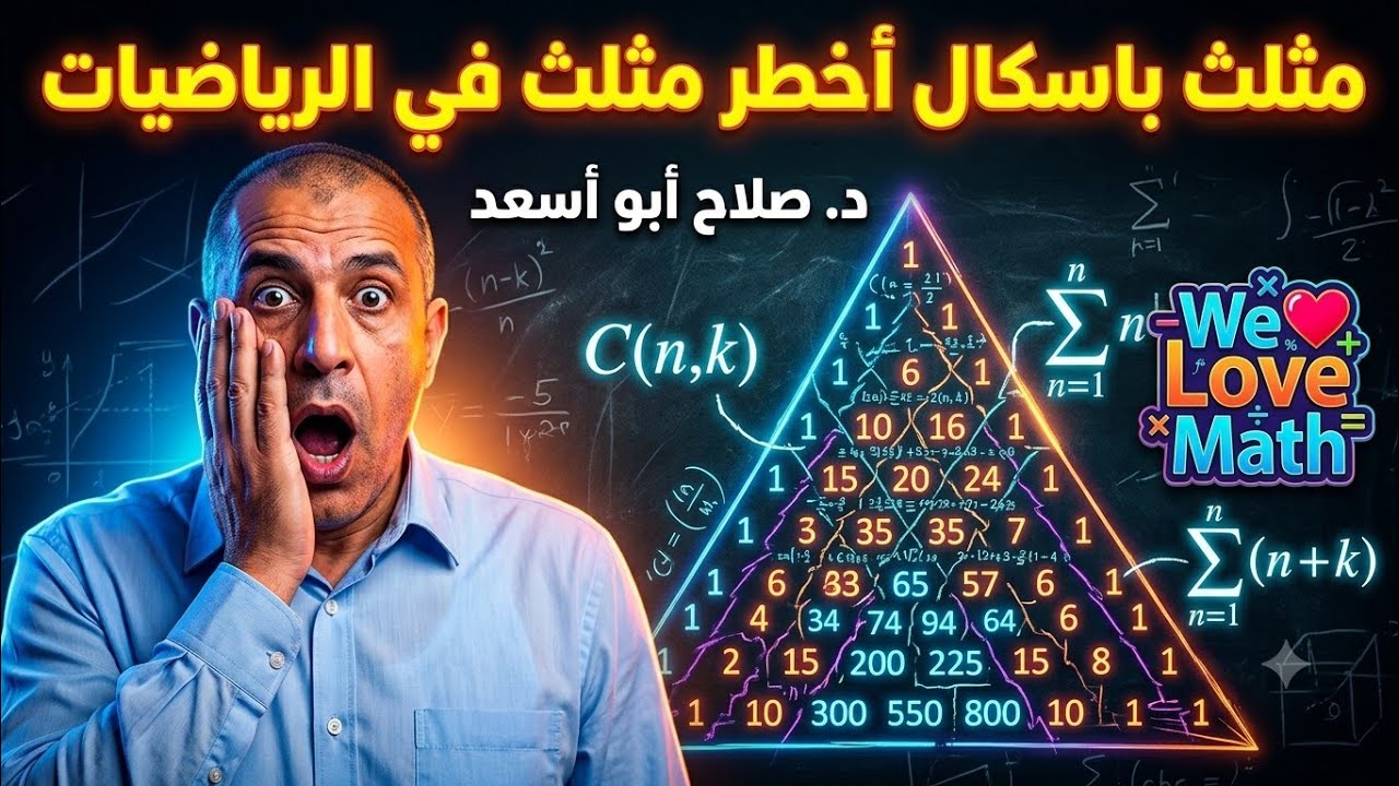 مثلث باسكال (Pascal’s Triangle): بنية مخيفة تختصر قوانين كثيرة