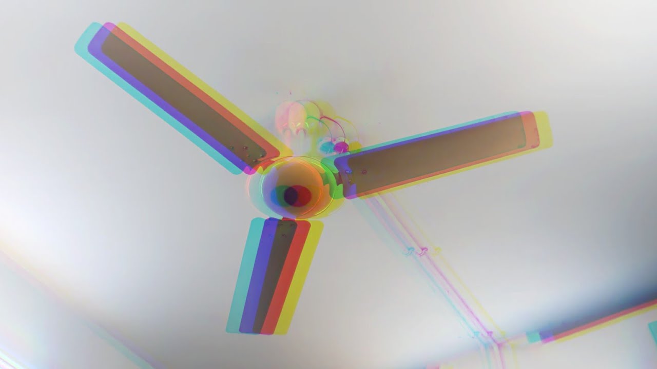 Ceiling Fan Fallen to Bucket of Water Part 3 Glitche effect | 4k