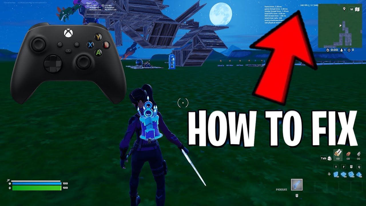 Как исправить ошибку FPS контроллера Fortnite (новое обновление Microsoft) (ошибка падения FPS ко...
