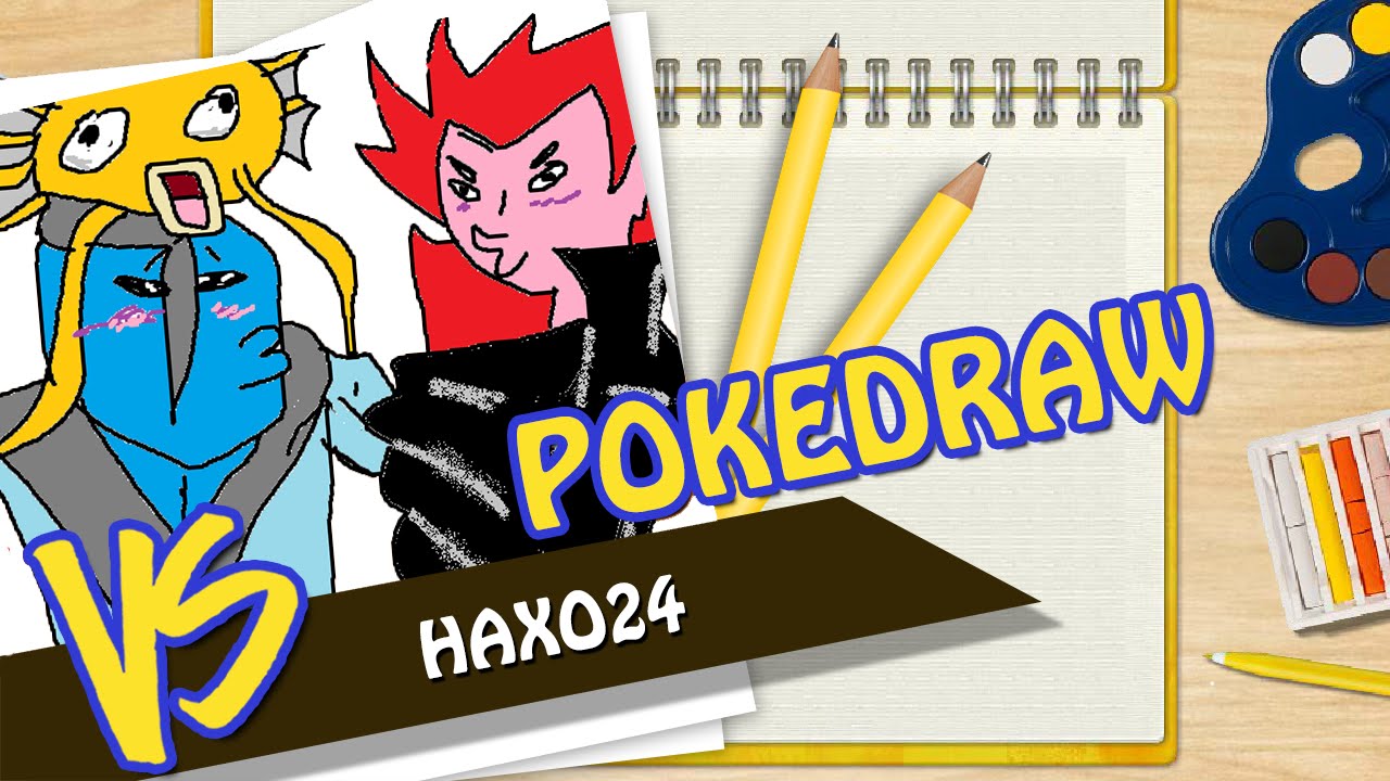 PokeDraw Versus #04 w/ Haxo24 : Prega la carpa magica Sawk !