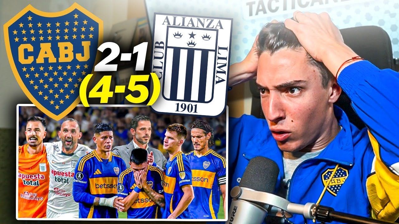 BOCA JUNIORS 2 - ALIANZA LIMA 1 - REACCION PICANTE - Copa Libertadores 2025 - Toto Bordieri