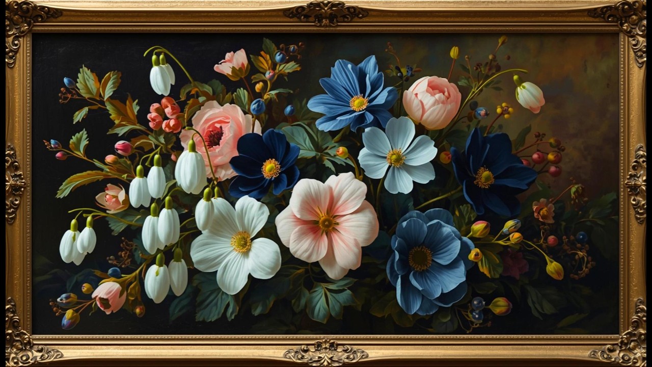 Vintage Delicious Mood Wallpaper Background | Ultra HD 4K | Framed Original Digital Art