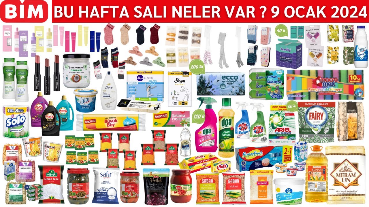 BU SALI BİM’DE NELER VAR ? | BİM İNDİRİMLERİ | 9 OCAK 2024 BİM KATALOĞU | BİM AKTÜEL | Bim Kampanya