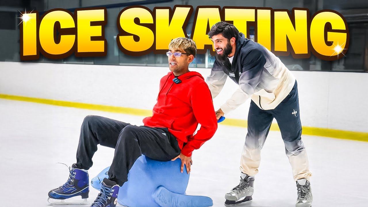N3on Goes Ice Skating with Arman Tsarukyan!