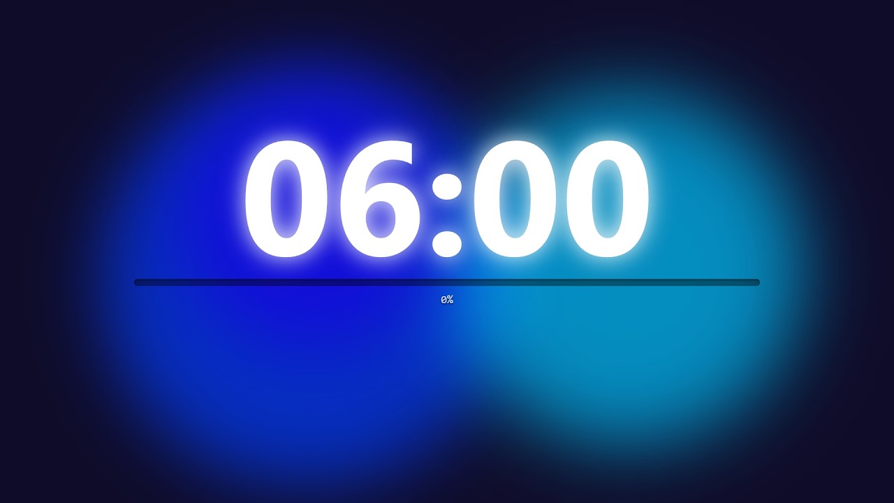 6 Minute Timer - Ambient Lava Lamp
