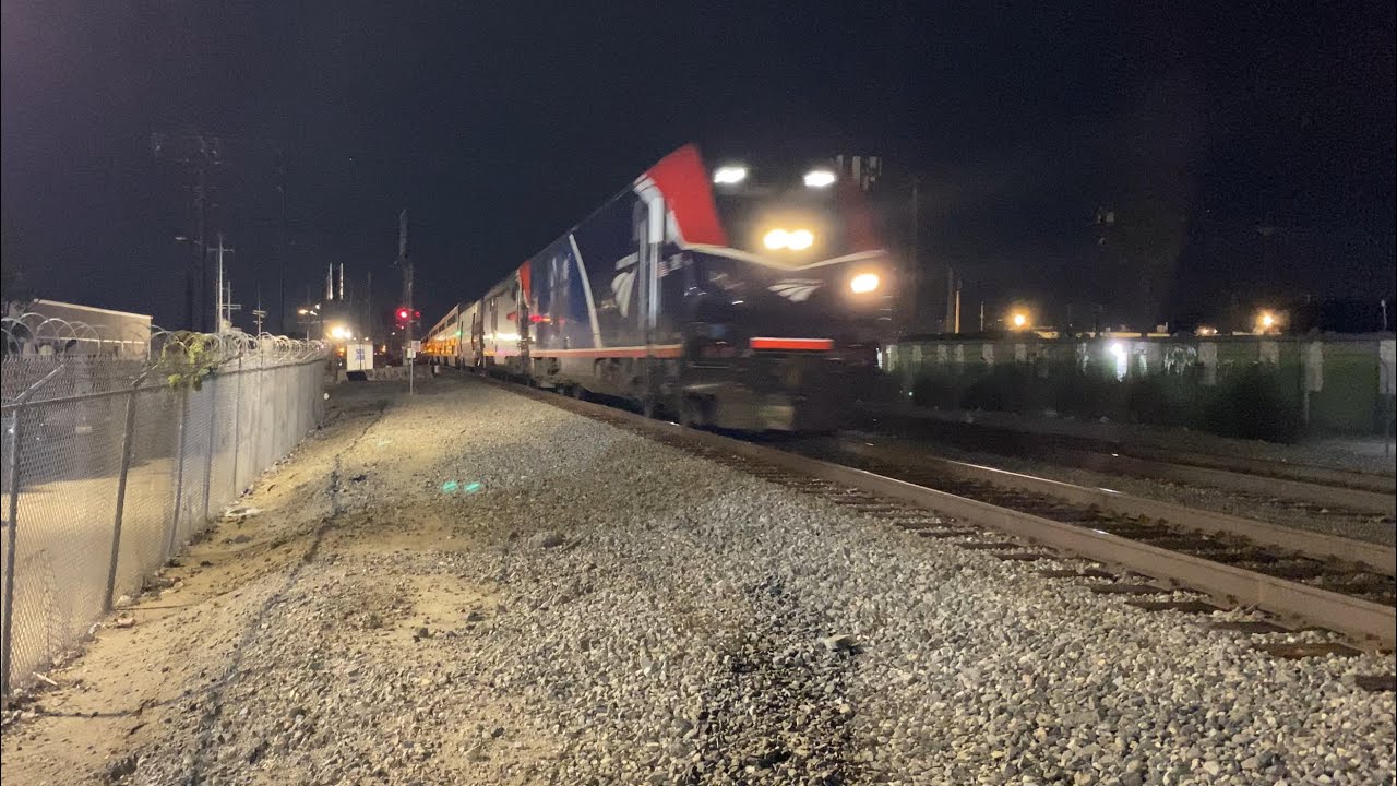Night railfanning in North Hollywood(1/25/26)
