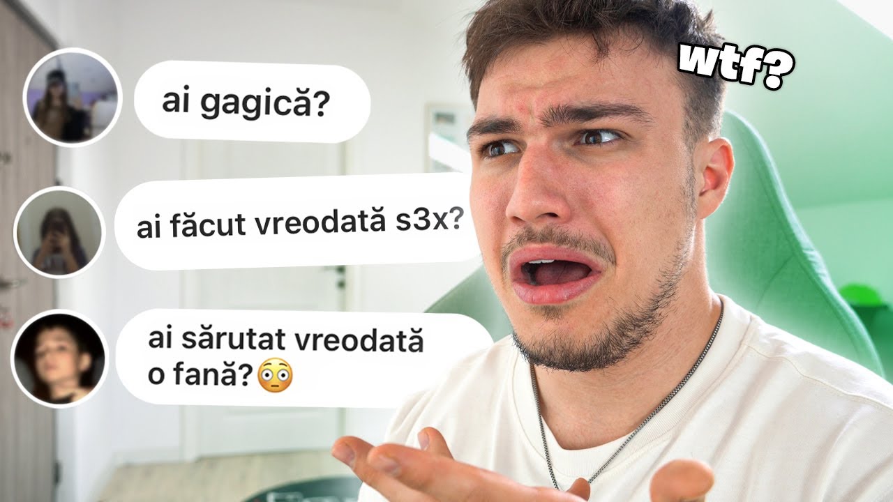 Răspund sincer la niște întrebări