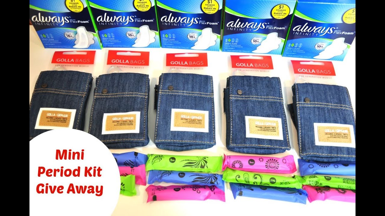 Mini Period Kit + 10 Ways To Sneak A Pad to the Bathroom at School
