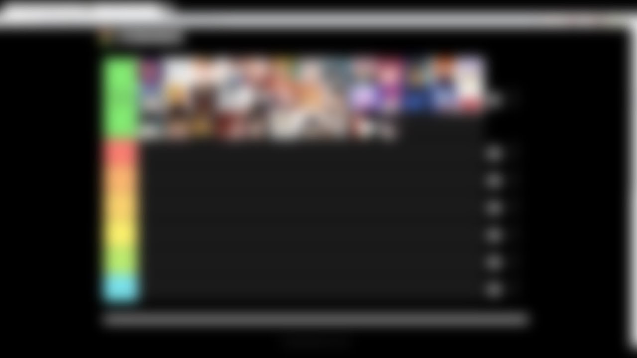 English Virtual Youtuber Tier List