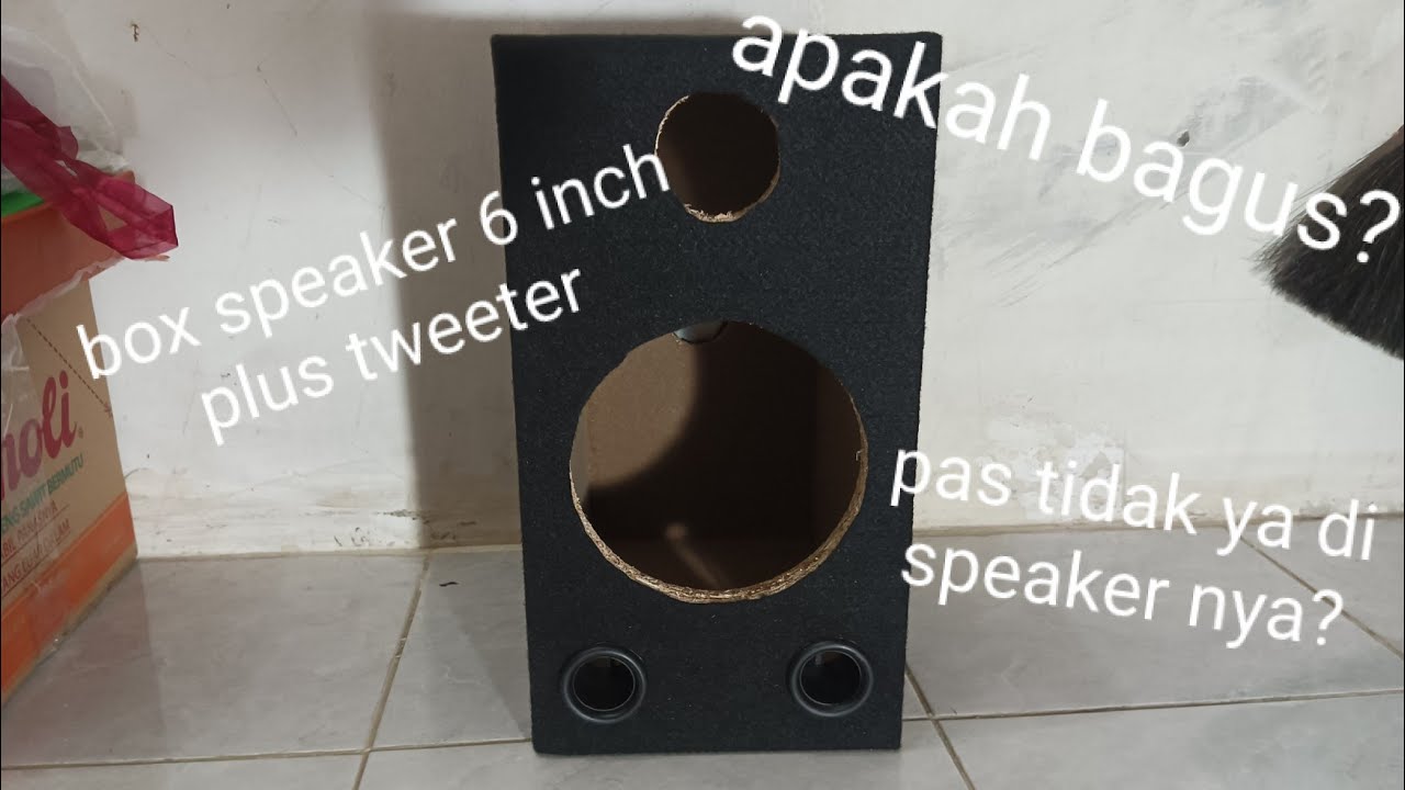 Review box speaker 6 inch plus tweeter SR