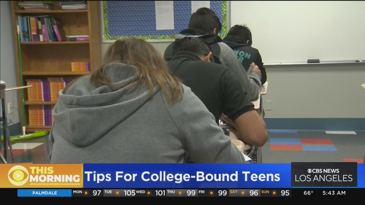 Tips on how parents can help college-bound teens