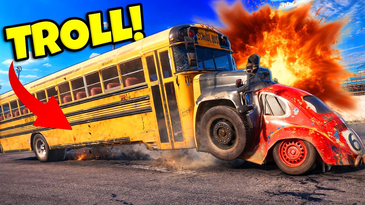 Trollowanie przez gigantyczne pojazdy w walce o 2. miejsce! (Wreckfest 2)