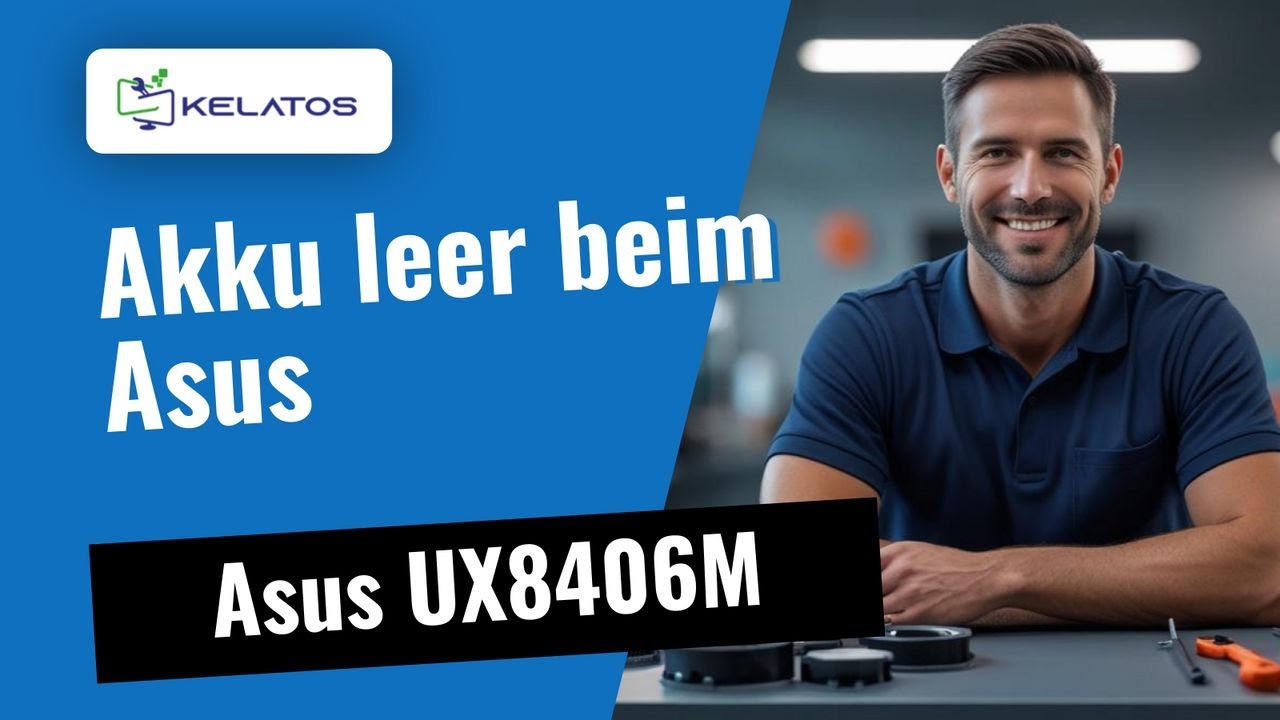 Akku leer oder aufgebläht beim Asus UX8406M — Diagnose und Lösung 🔋