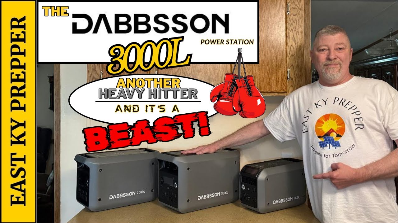 DABBSSON 3000L POWER STATION with Real-World Review & Appliance Run-Time Tests & UPS Demonstration