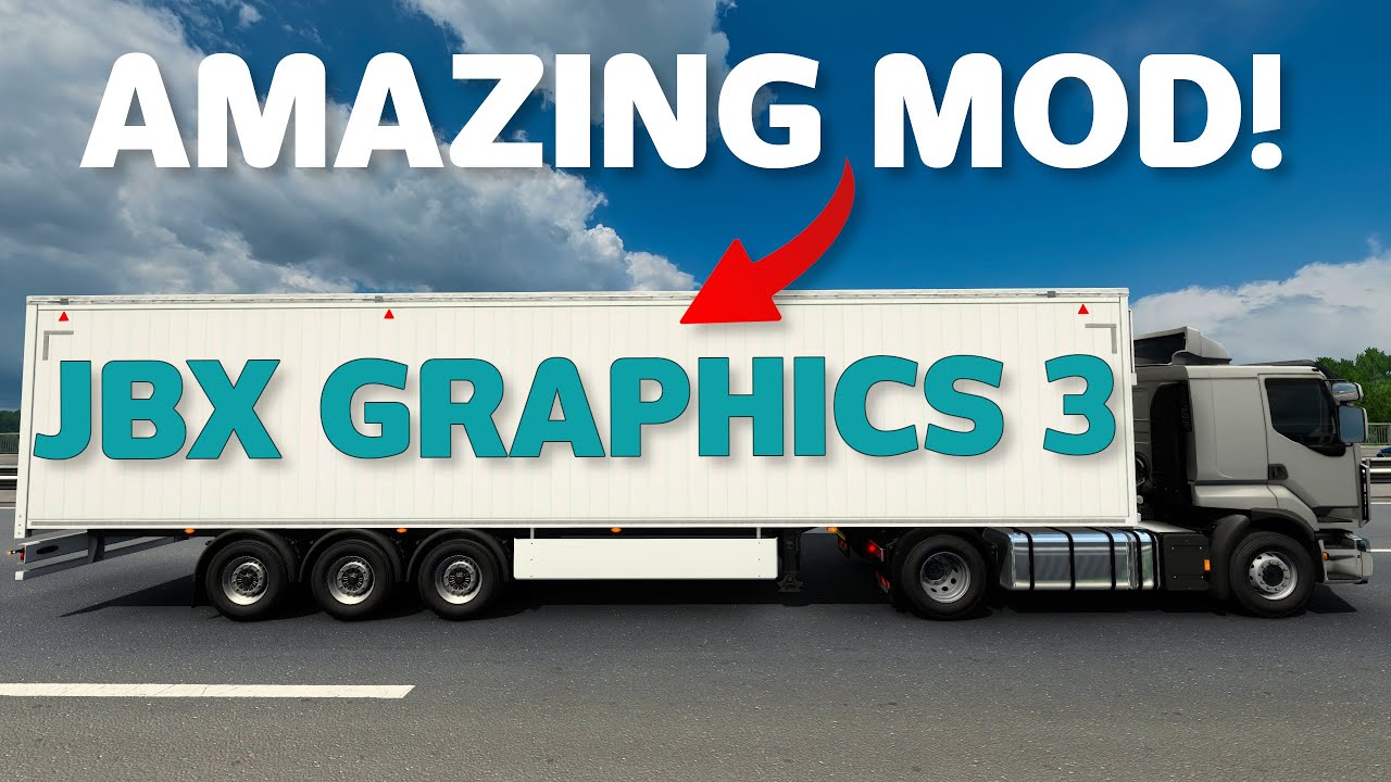 ETS2, JBX Graphics 3, Project Next-Gen, Realistic Traffic, TrackIR...Amazing!