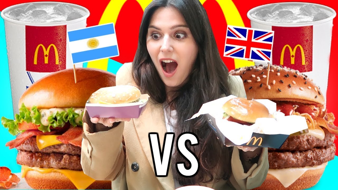 MCDONALDS ARGENTINA vs INGLATERRA - Cual es Mejor? | Steph T