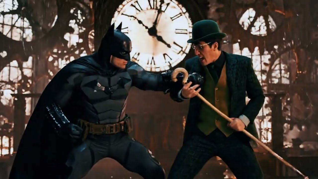 BATMAN vs RIDDLER | 1940s Gotham Noir (AI Cinematic)