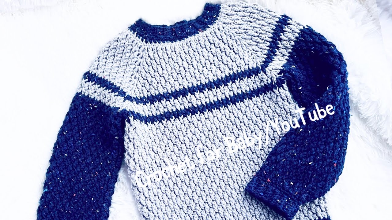 Jersey Super Facil con Punto Fantasia | Suéter Unisex en Varias Tallas ideal para Principiantes