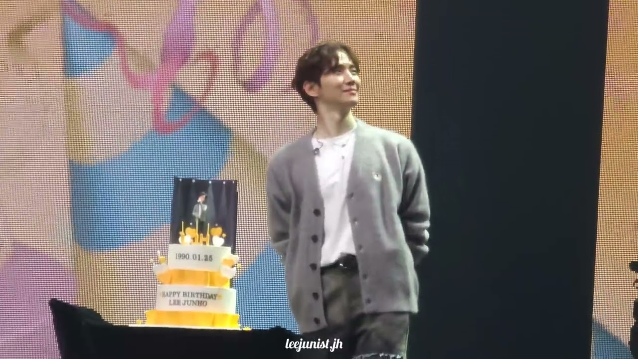 240114 LEE JUNHO CONCERT in SEOUL 다시 만나는 날 인 서울 - Pre Birthday Celebrate&Photo Time 준호의 생일을 축하&포토타임
