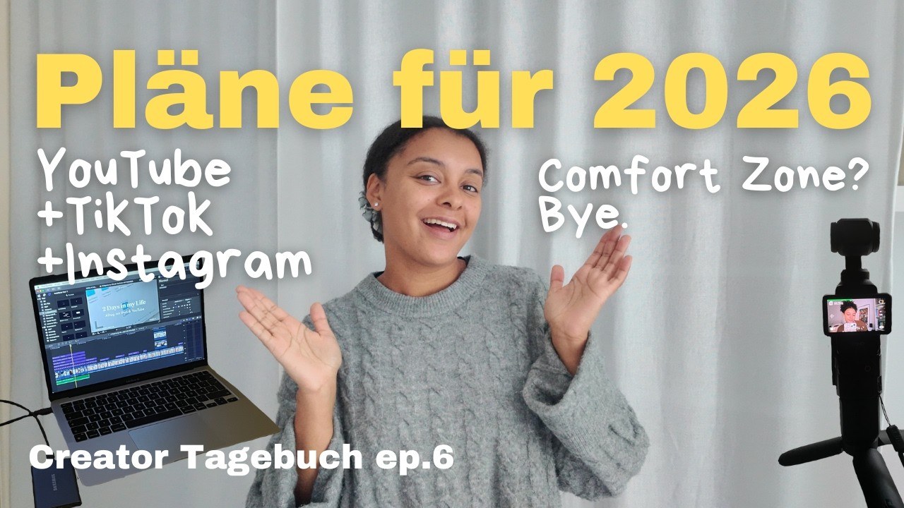 Meine YouTube (& TikTok) Content Pläne für 2026 | Tipps, Strategie & Rückblick