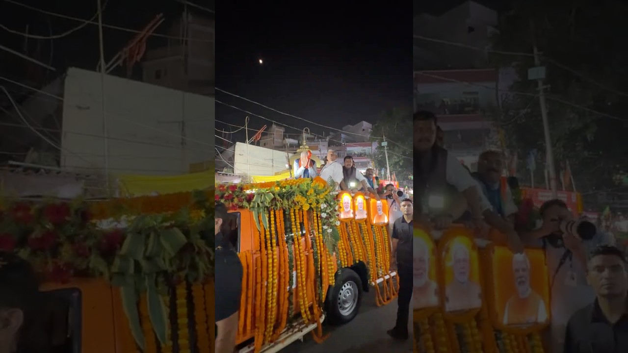 Aarti, chants and cheers fill Patna streets as PM Modi&rsquo;s roadshow turns into a grand celebration