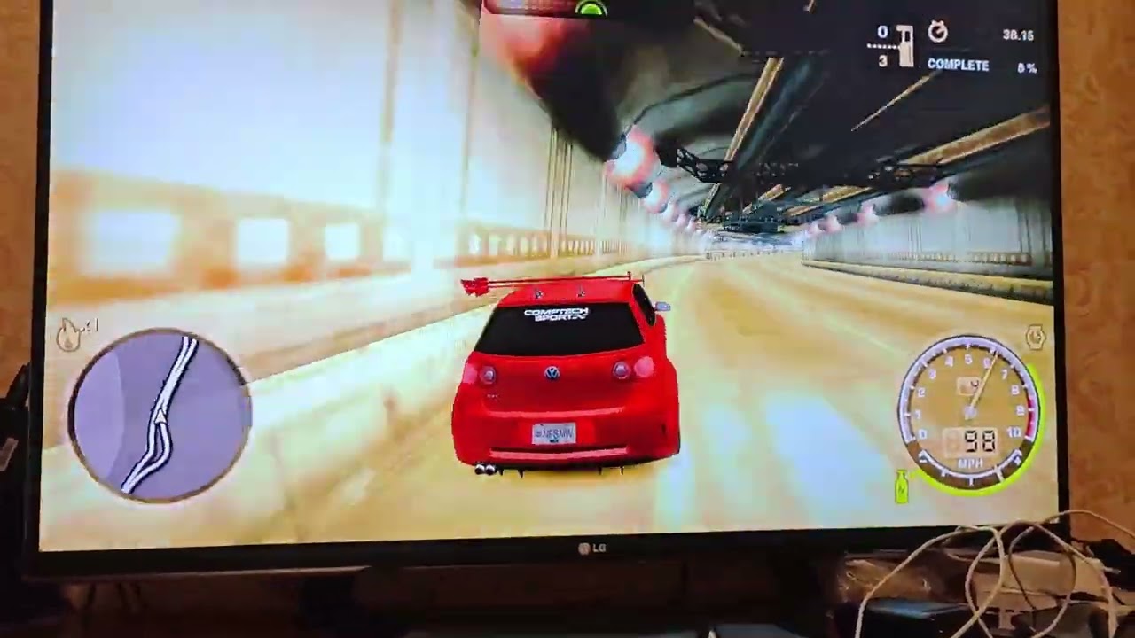 NfS MW (2005) on pc stick (8 gb ram, intel celeron j4105, intel hd graphics 600)