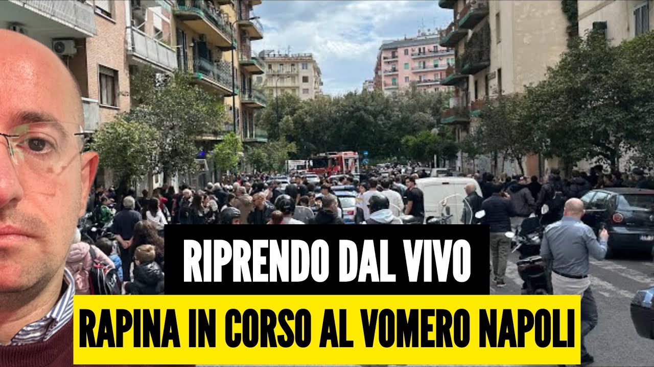Rapina in banca a Piazza medaglie d&rsquo;oro Vomero Napoli in corso con ostaggi