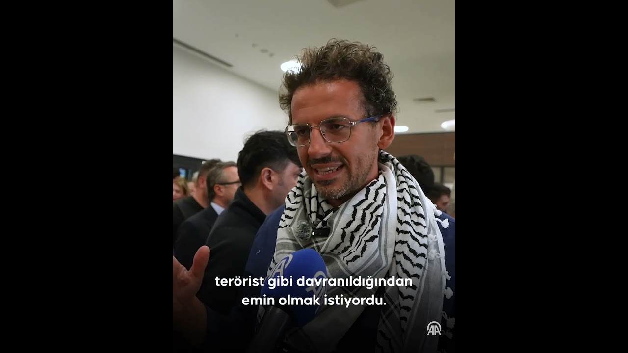 K&uuml;resel Sumud Filosu&rsquo;ndan İtalyan gazeteci D&rsquo;Agostino, İsrail&rsquo;de maruz kaldığı s&uuml;reci AA&rsquo;ya anlattı