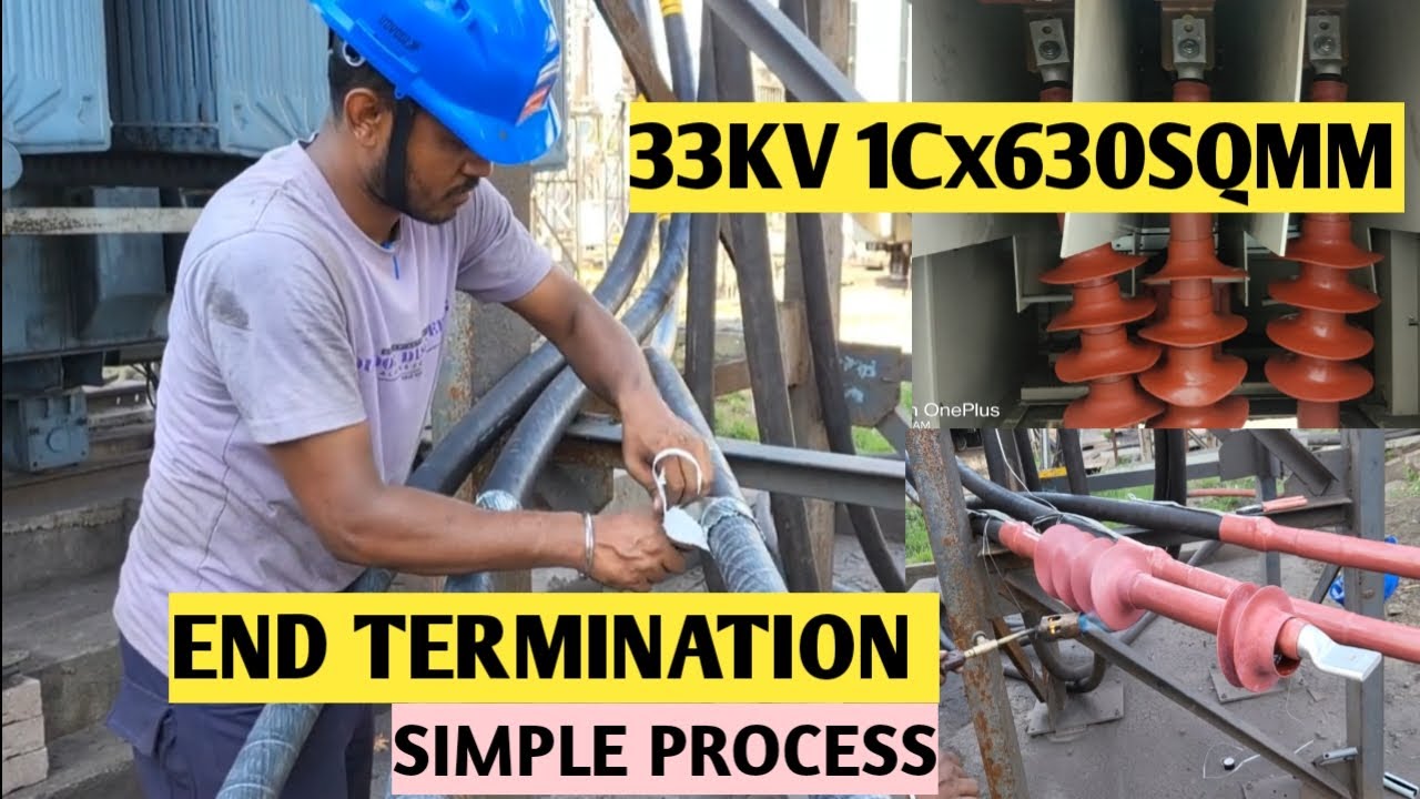 Cable termination 33kV 1Core X 630sqmm XLPE Aluminium Armour Cable | Cable Repair & Solutions