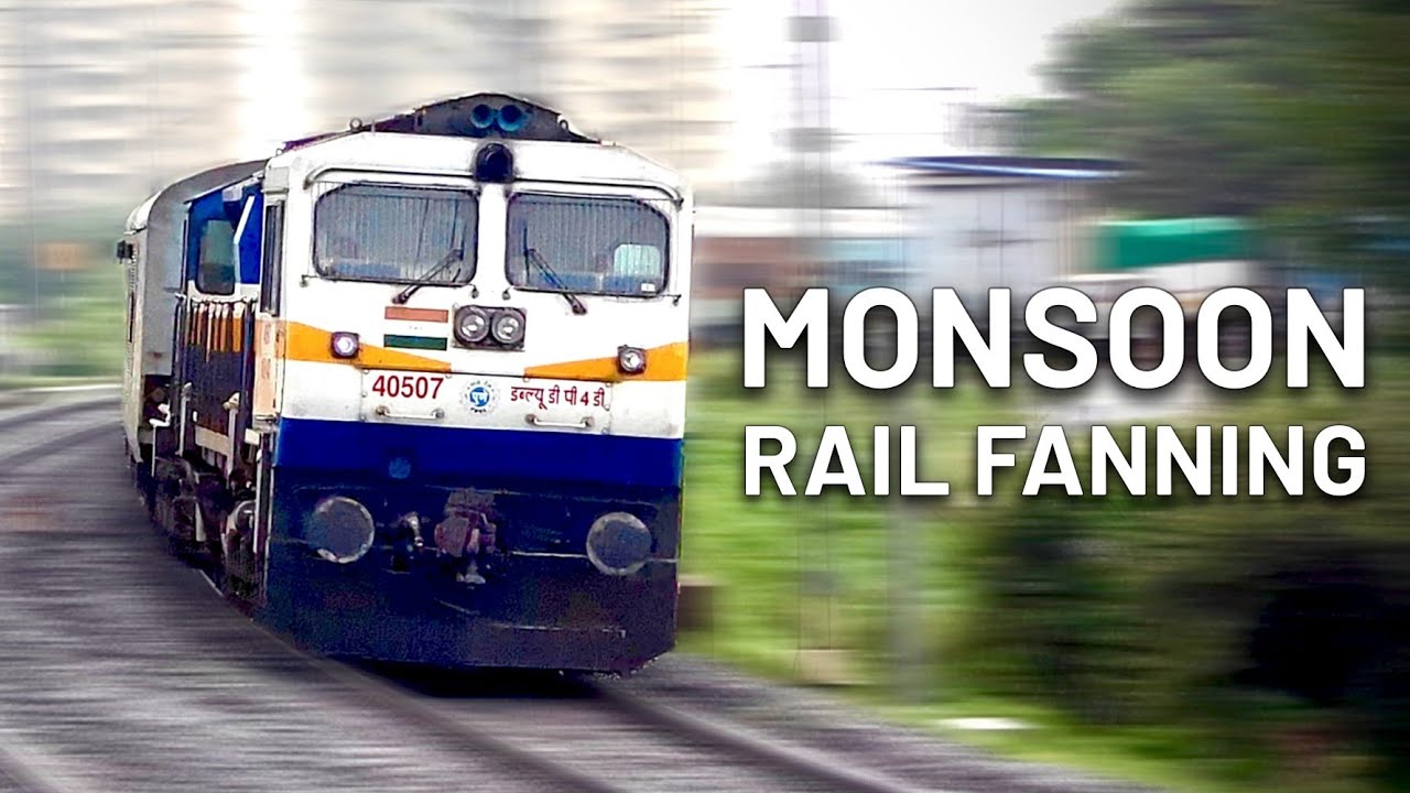 9 in 1 - Monsoon Railfanning At Kanhe & Kamshet | Diesel & Electric Action | Mumbai Pune Trains
